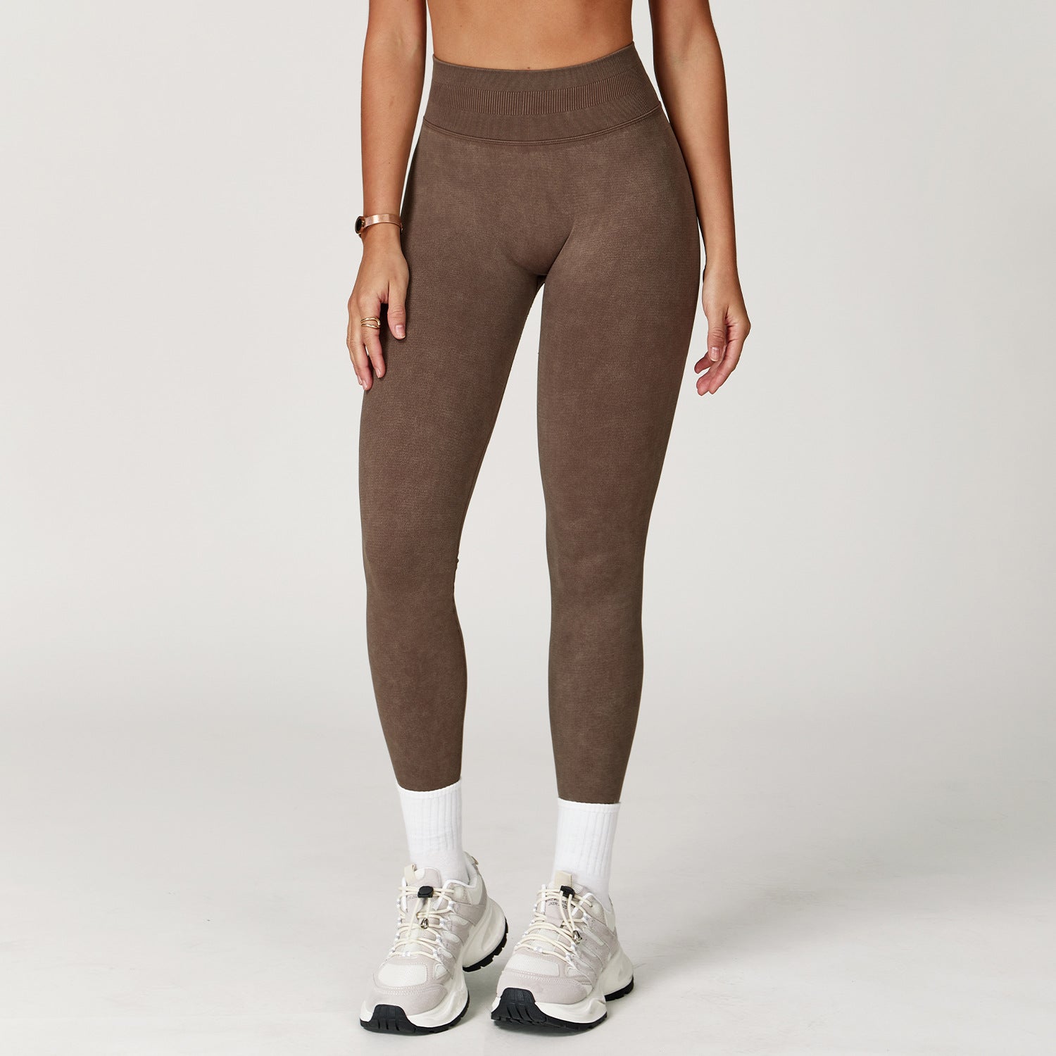 ATHENA Scrunch Bum Leggings - Brown