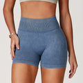 ATHENA Scrunch Bum Shorts - Blue
