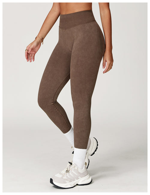 ATHENA Scrunch Bum Leggings - Brown
