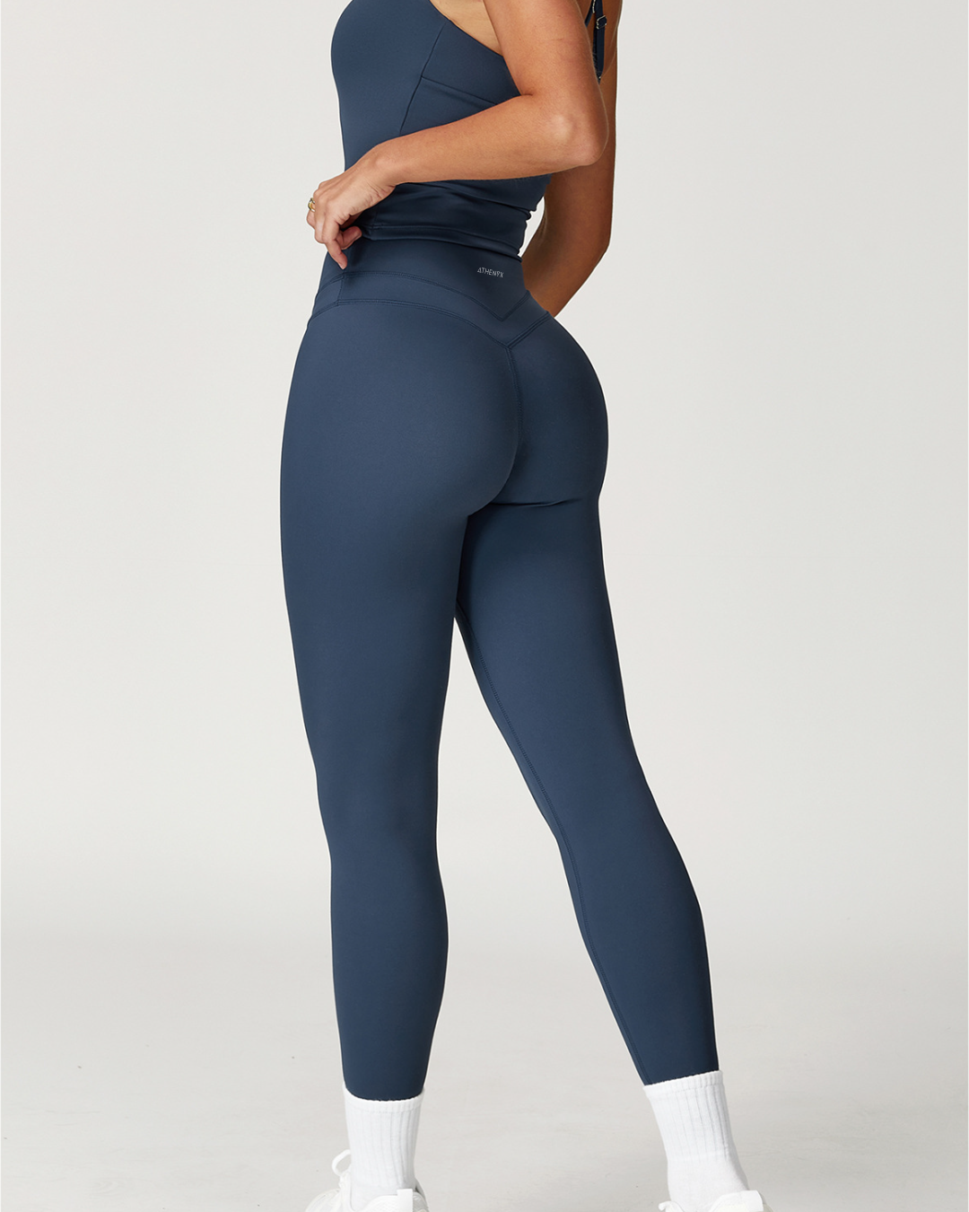 CORA Crafted Leggings - Navy
