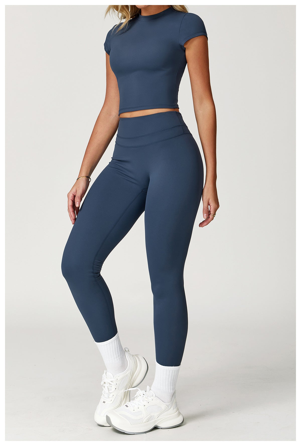 CORA Crafted Leggings - Navy