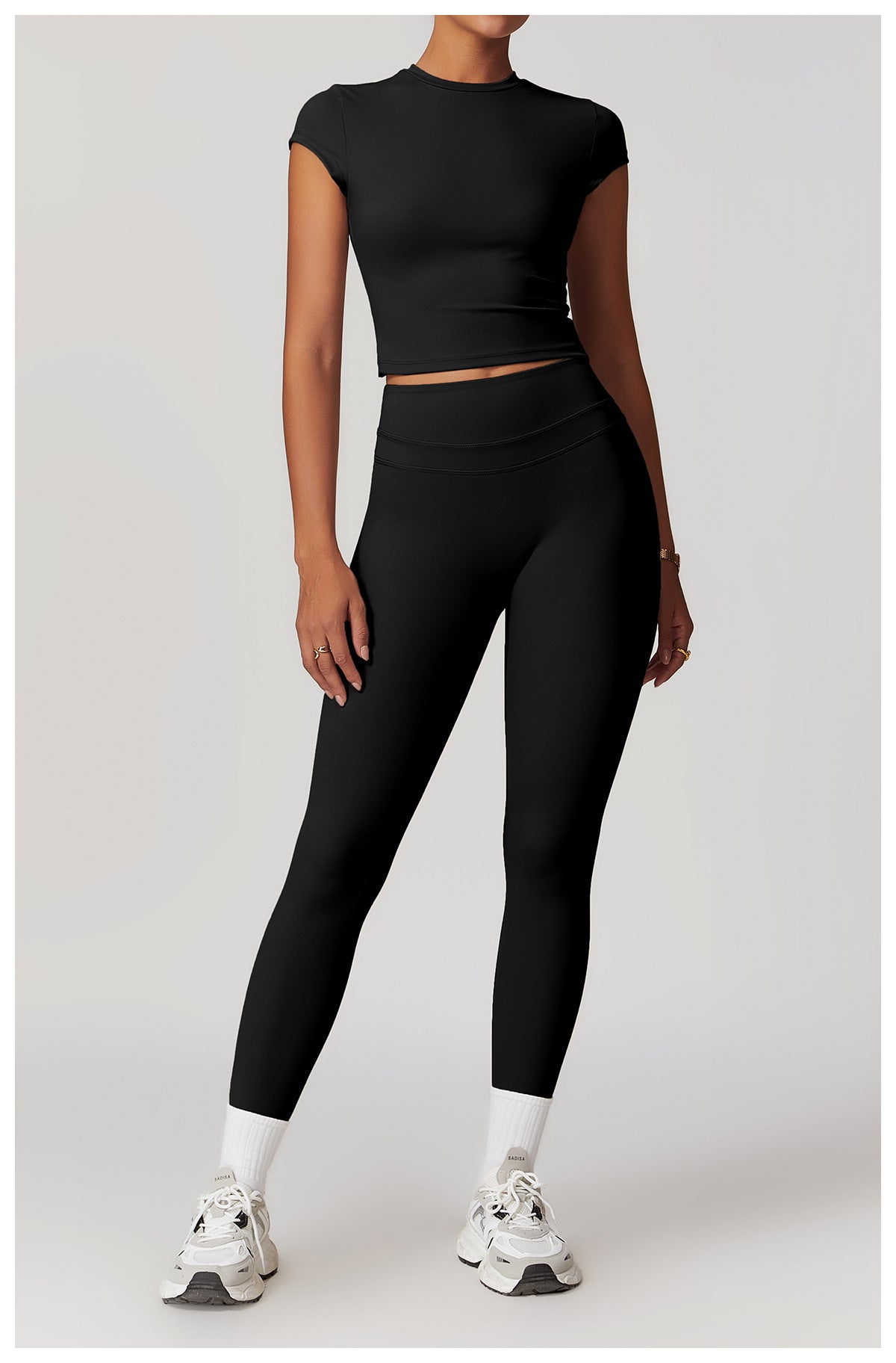 CORA Crafted Leggings - Black