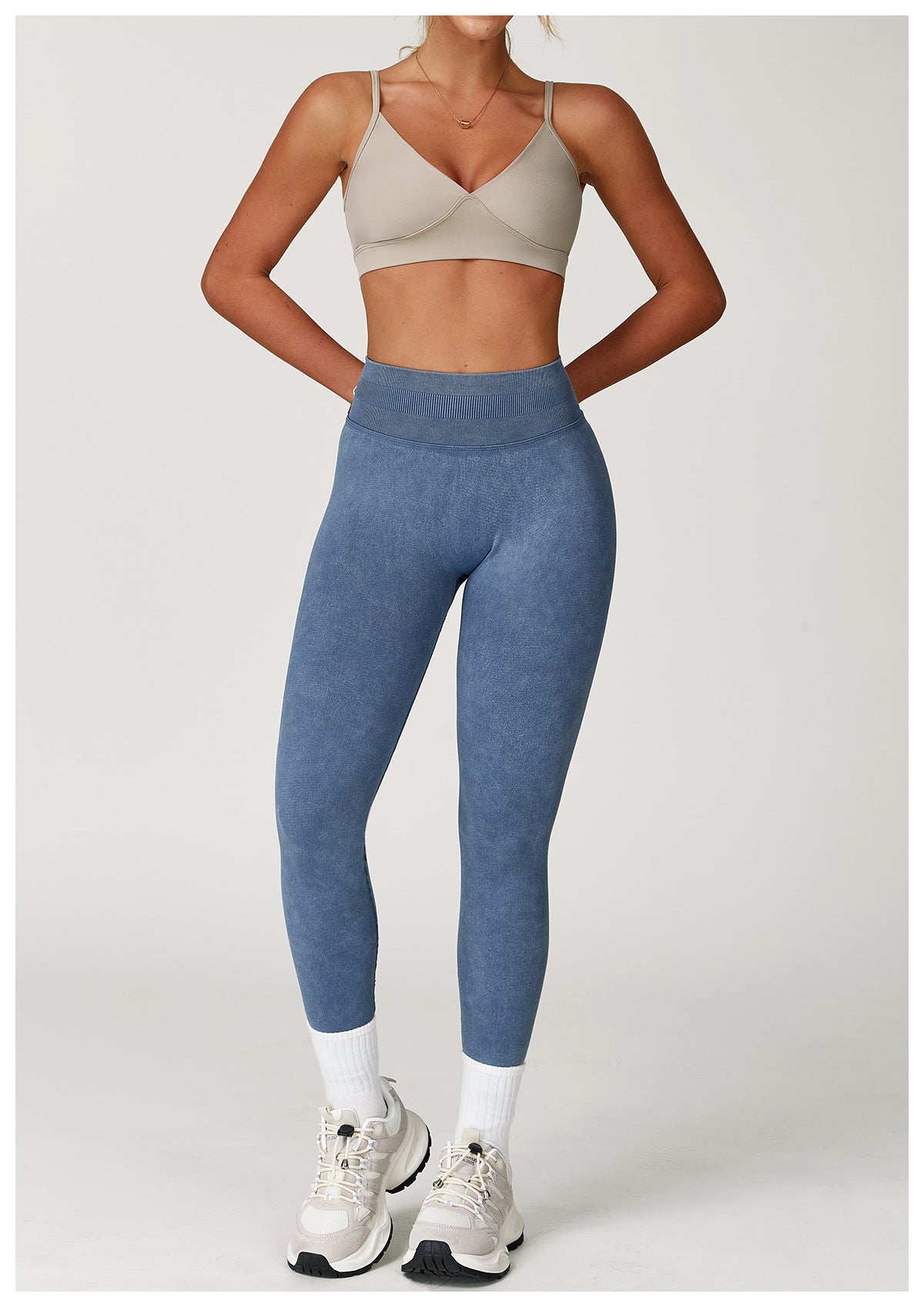 ATHENA Scrunch Bum Leggings - Blue