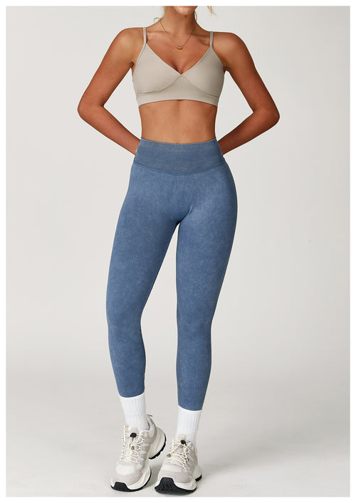 ATHENA Scrunch Bum Leggings - Blue
