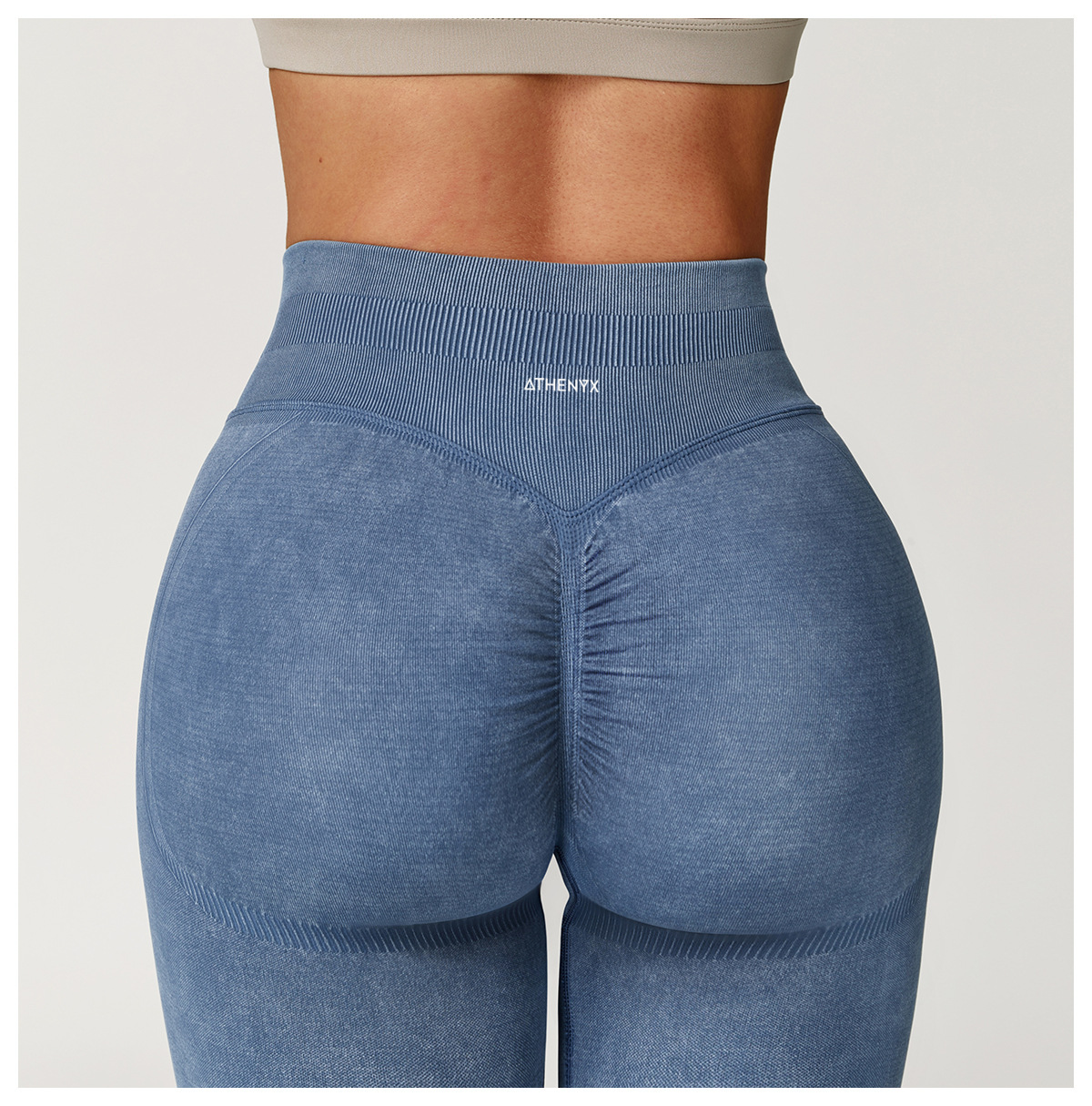 ATHENA Scrunch Bum Leggings - Blue