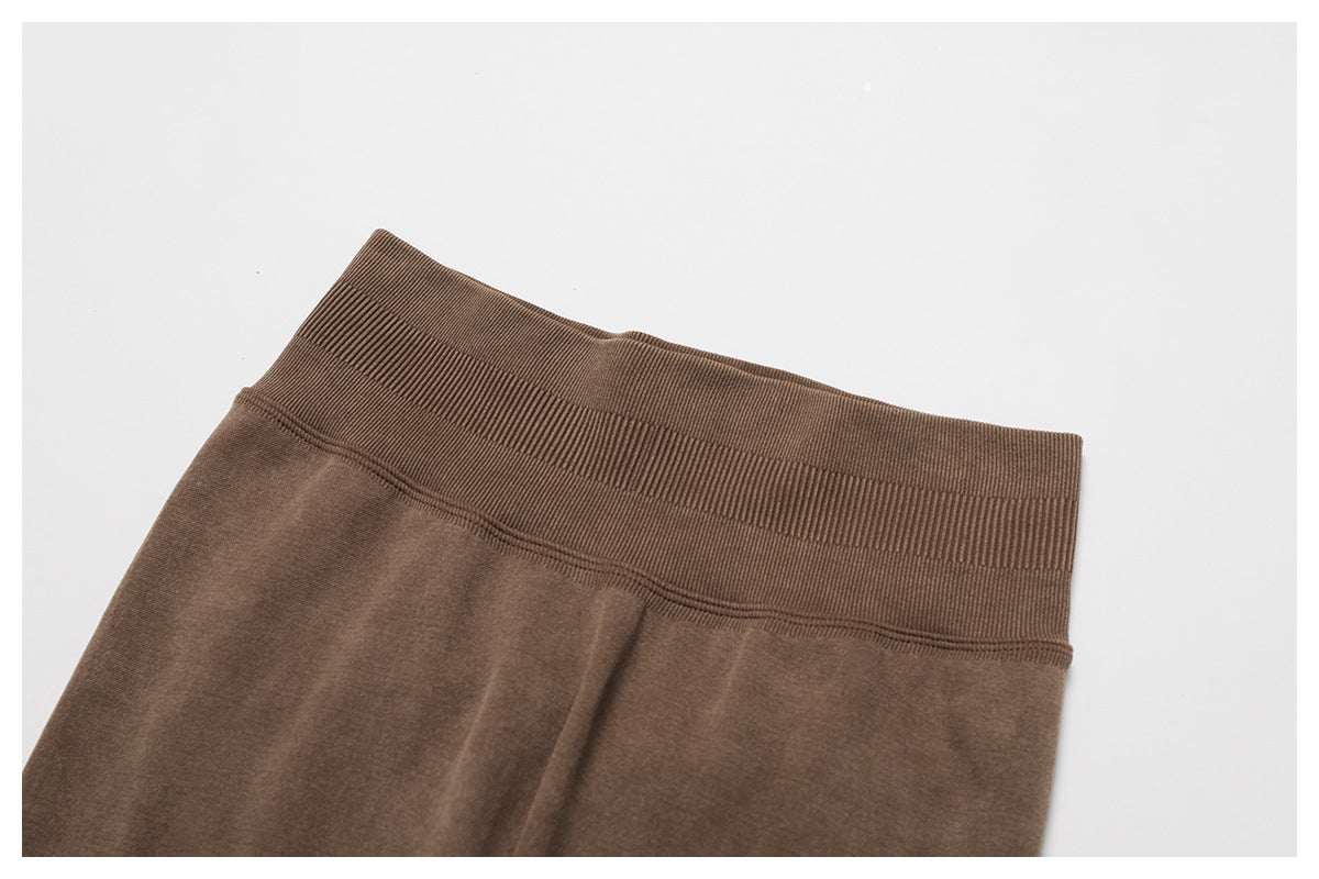 ATHENA Scrunch Bum Shorts - Brown