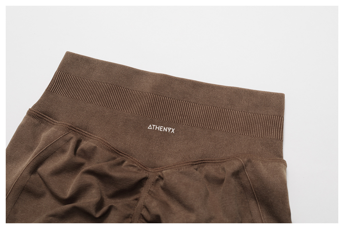 ATHENA Scrunch Bum Shorts - Brown