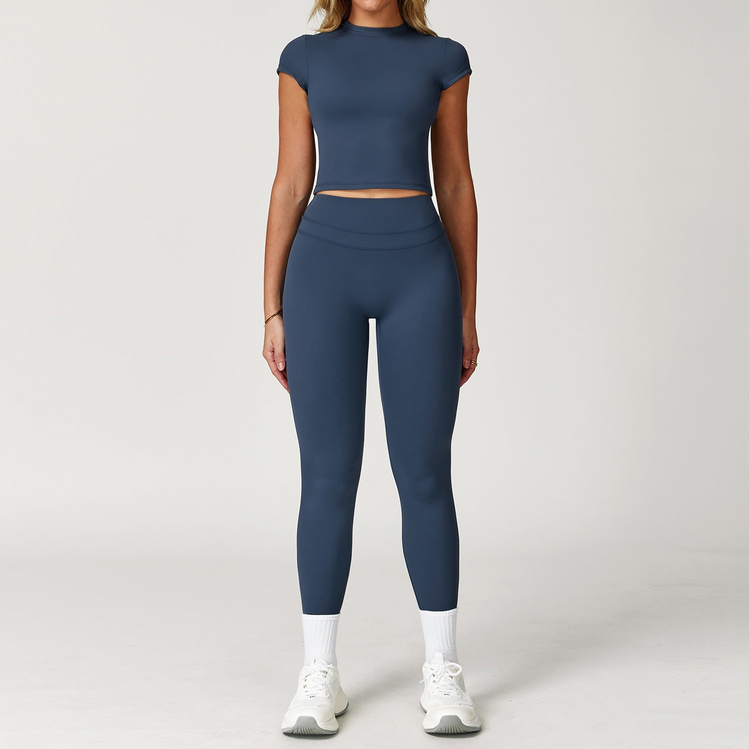 CORA Crafted Leggings - Navy