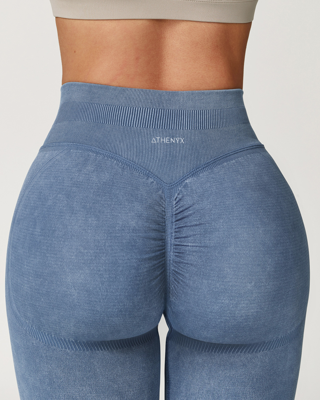 ATHENA Scrunch Bum Shorts - Blue
