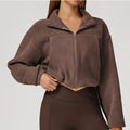 HERA Crop Jacket - Brown