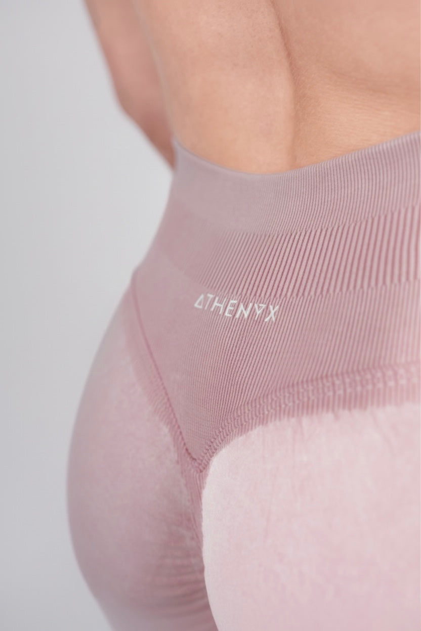 ATHENYX ATHENA Scrunch Bum Shorts - High Waist - Pink
